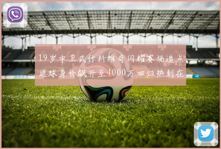19岁中卫武什科维奇闪耀赛场造点进球身价飙升至4000万回归热刺在即